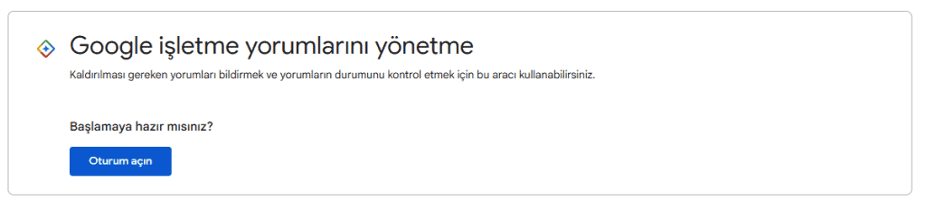 Google Haritalar Yorum Sildirme